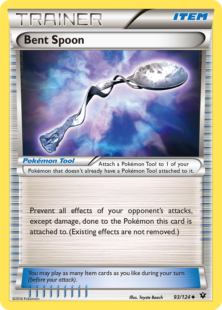Bent Spoon – Fates Collide 93/124 Pokémon card