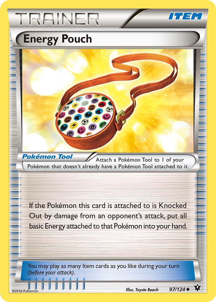 Energy Pouch – Fates Collide 97/124 Pokémon card