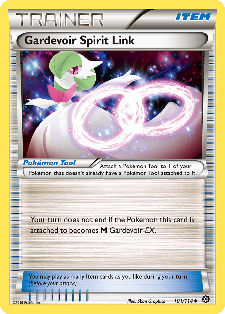 Gardevoir Spirit Link – Steam Siege 101/114 Pokémon card
