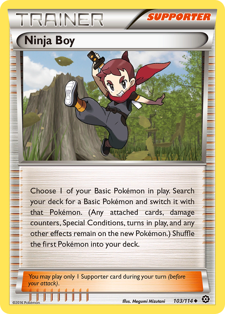 Ninja Boy – Steam Siege 103/114 Pokémon card