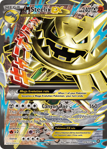 M Steelix-EX - Steam Siege 109