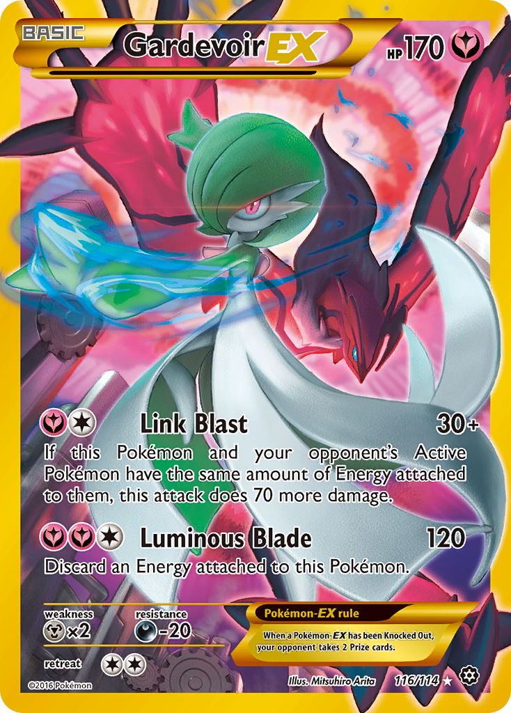 Gardevoir-EX – Steam Siege 116/114 Pokémon card
