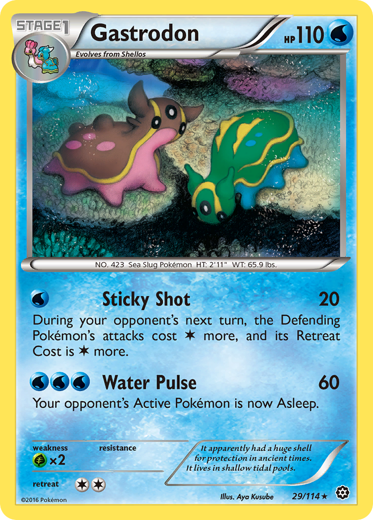 Gastrodon – Steam Siege 29/114 Pokémon card