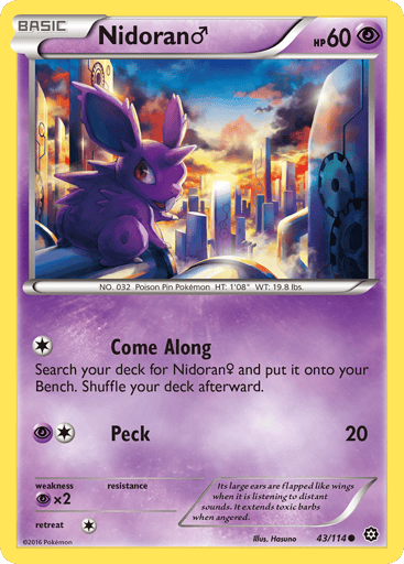 Nidoran ♂ - Steam Siege 43