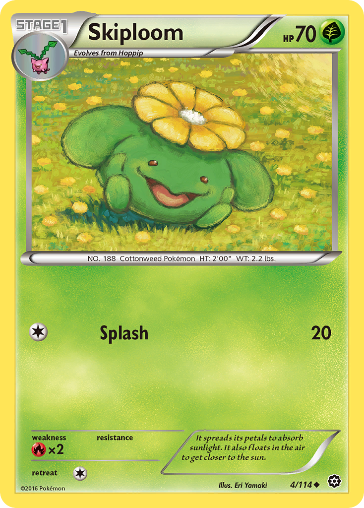Skiploom – Steam Siege 4/114 Pokémon card