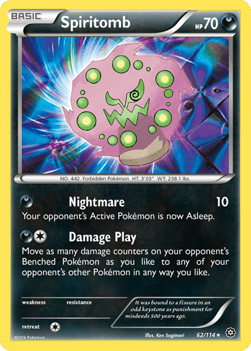 Spiritomb - Steam Siege 62