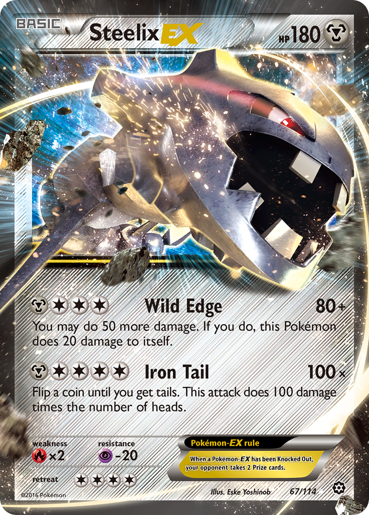 Steelix-EX – Steam Siege 67/114 Pokémon card