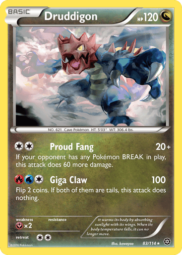 Druddigon - Steam Siege 83