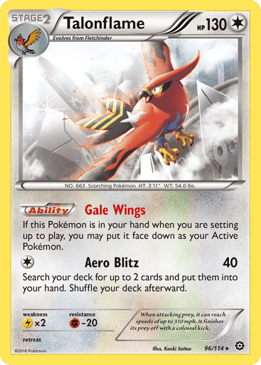 Talonflame - Steam Siege 96