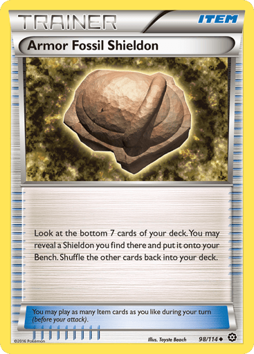 Armor Fossil Shieldon - Steam Siege 98