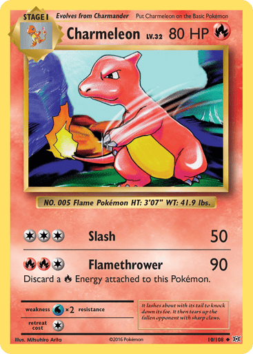 Charmeleon - Evolutions 10