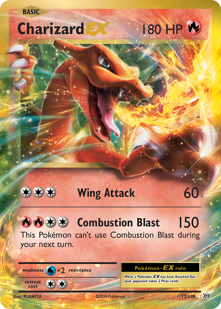 Charizard-EX – Evolutions 12/108 Pokémon card