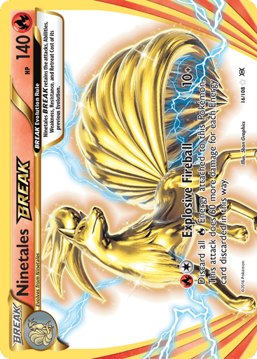 Ninetales BREAK - Evolutions 16