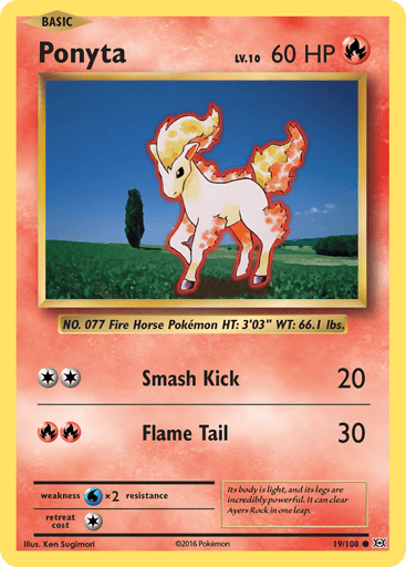 Ponyta - Evolutions 19