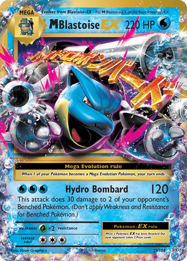 M Blastoise-EX - Evolutions 22