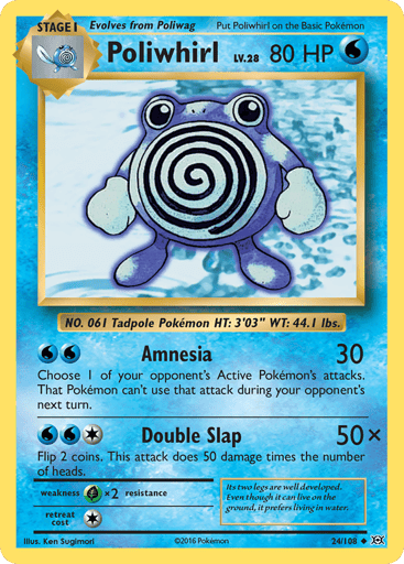 Poliwhirl - Evolutions 24