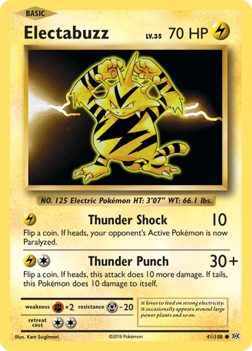 Electabuzz - Evolutions 41