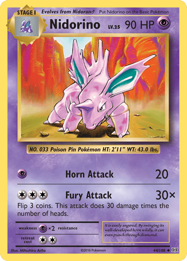 Nidorino - Evolutions 44