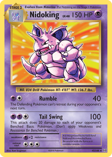 Nidoking - Evolutions 45