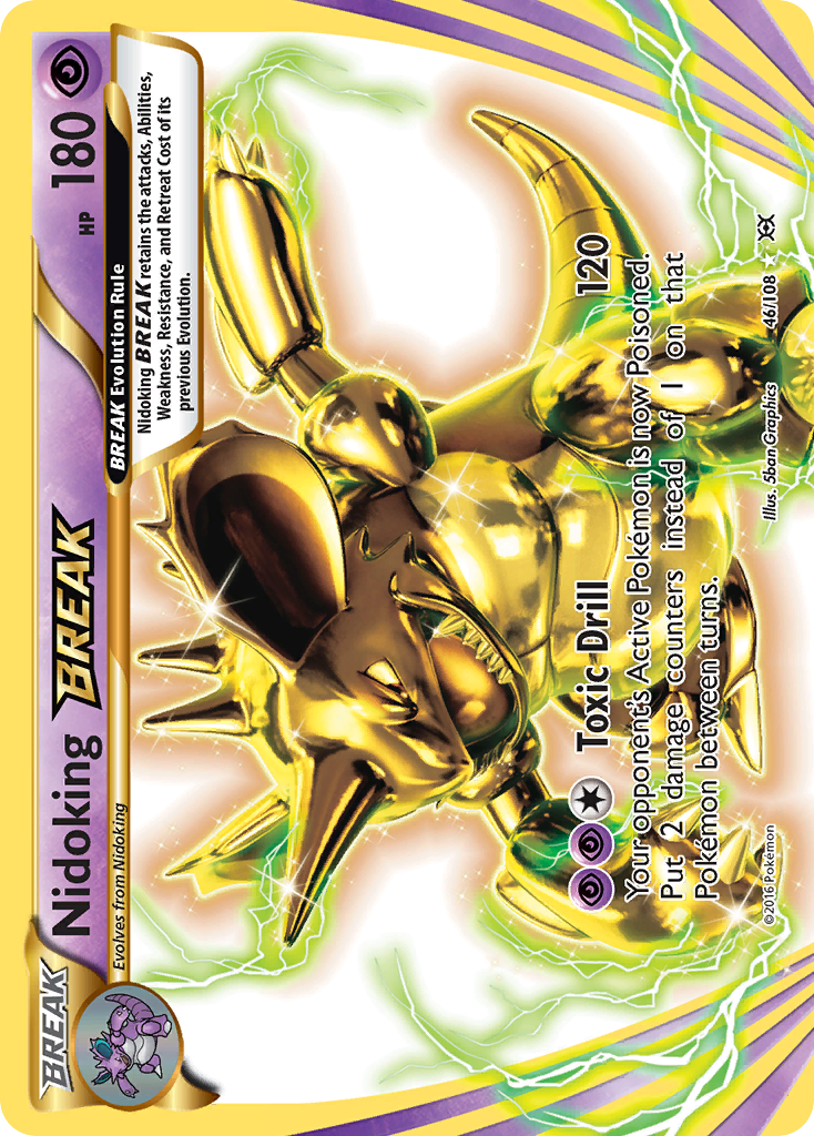 Nidoking BREAK – Evolutions 46/108 Pokémon card