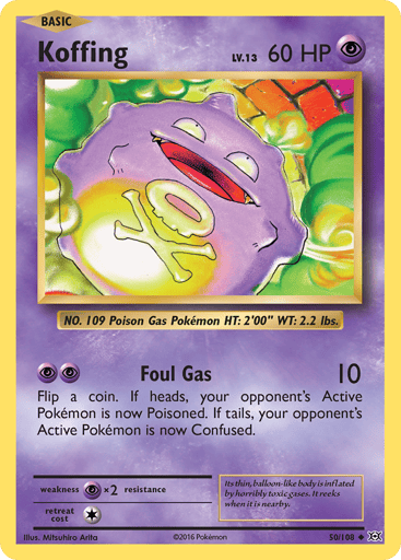 Koffing - Evolutions 50