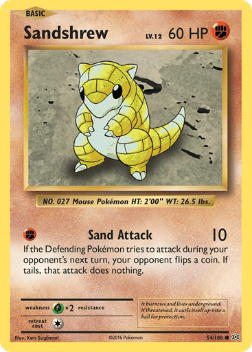 Sandshrew - Evolutions 54