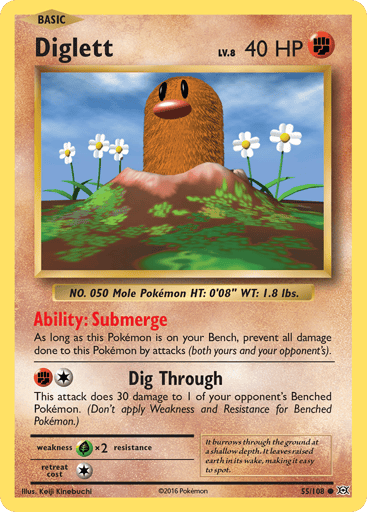 Diglett - Evolutions 55