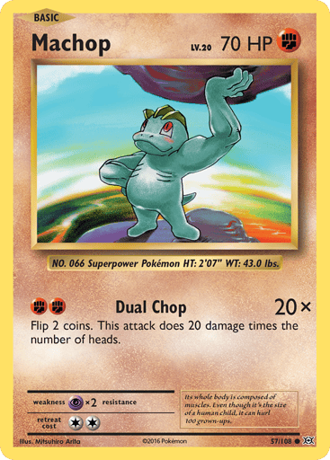Machop - Evolutions 57