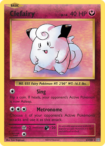 Clefairy - Evolutions 63