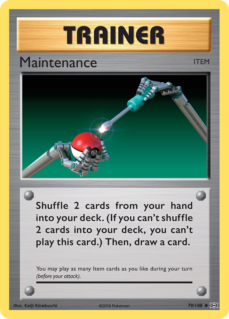 Maintenance – Evolutions 79/108 Pokémon card