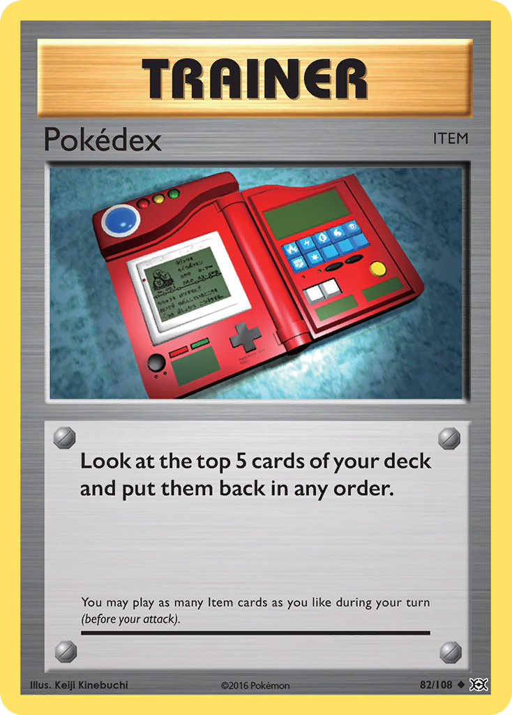 Pokédex – Evolutions 82/108 Pokémon card
