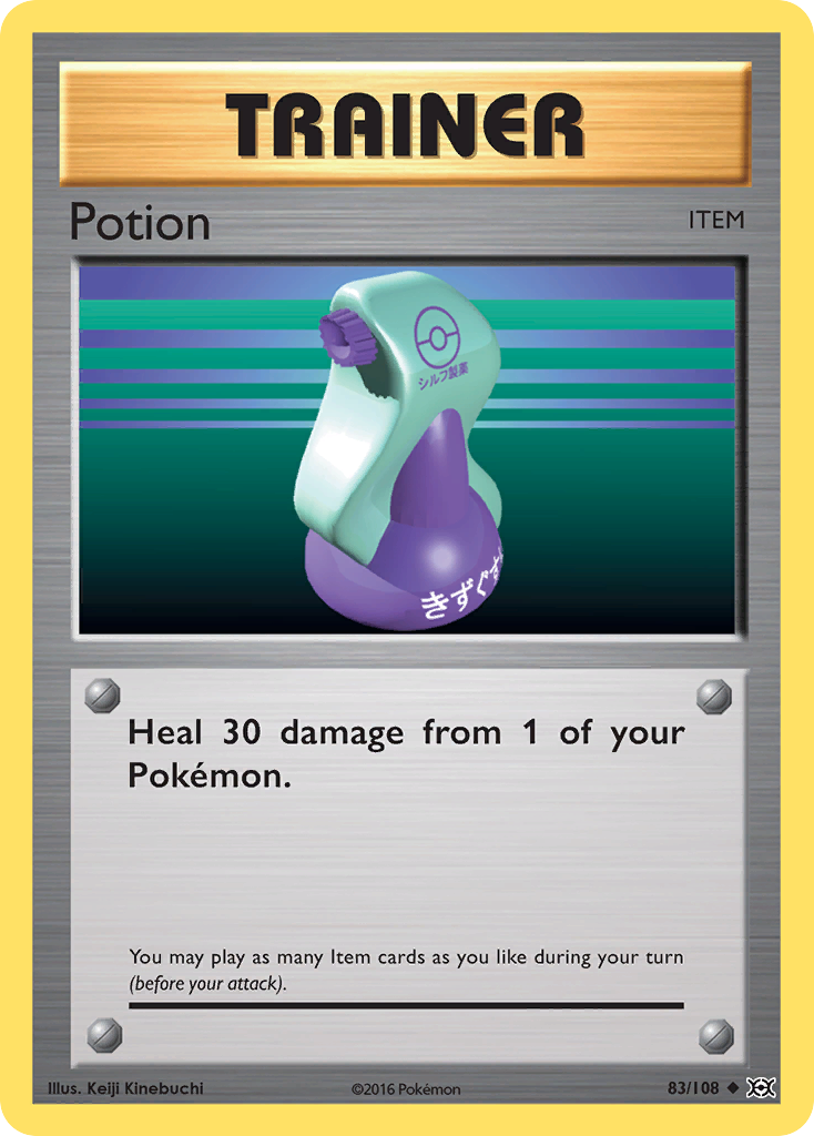 Potion – Evolutions 83/108 Pokémon card