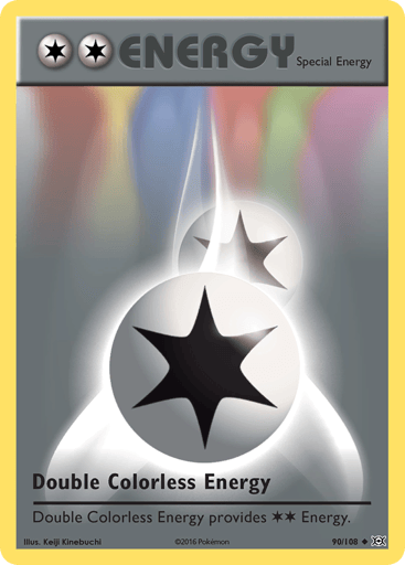 Double Colorless Energy - Evolutions 90