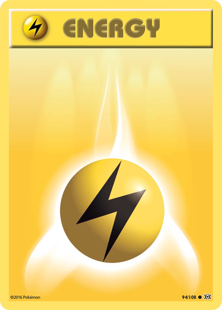 Lightning Energy – Evolutions 94/108 Pokémon card