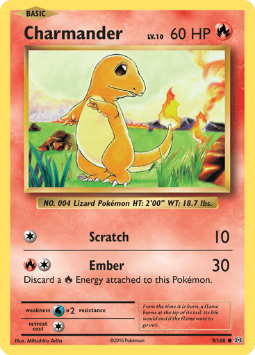 Charmander - Evolutions 9