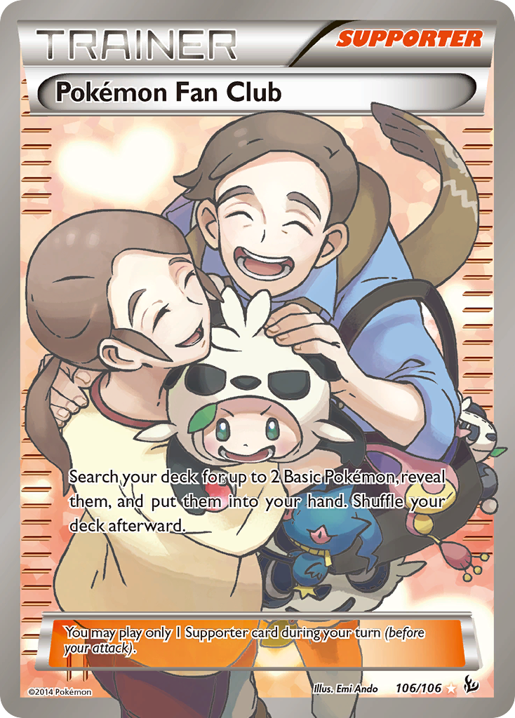 Pokémon Fan Club – Flashfire 106/106 Pokémon card