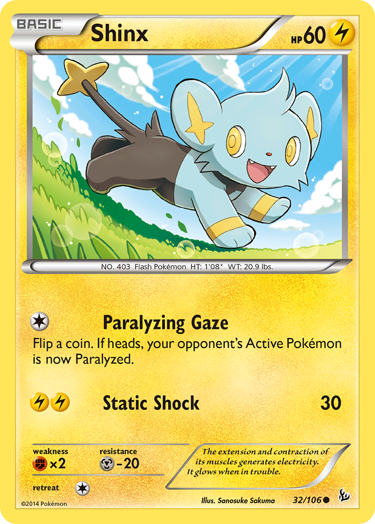 Shinx – Flashfire 32/106 Pokémon card