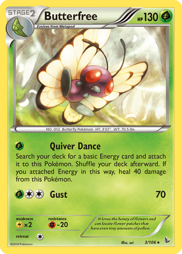 Butterfree - Flashfire 3
