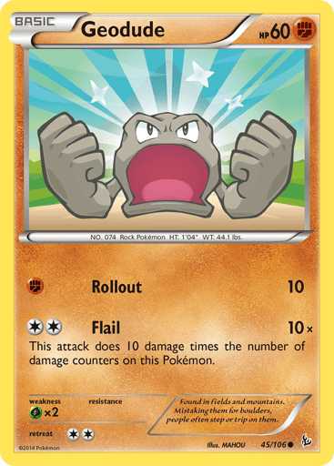 Geodude - Flashfire 45