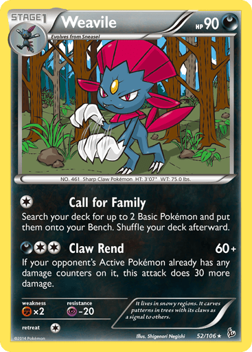 Weavile - Flashfire 52