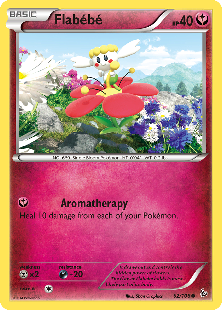 Flabébé – Flashfire 62/106 Pokémon card