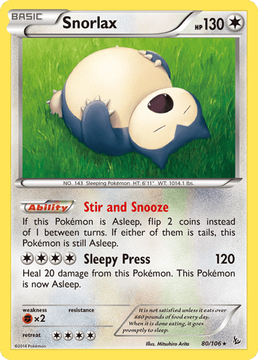 Snorlax - Flashfire 80