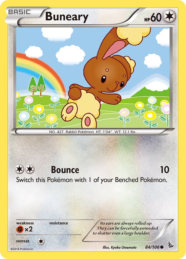 Buneary – Flashfire 84/106 Pokémon card