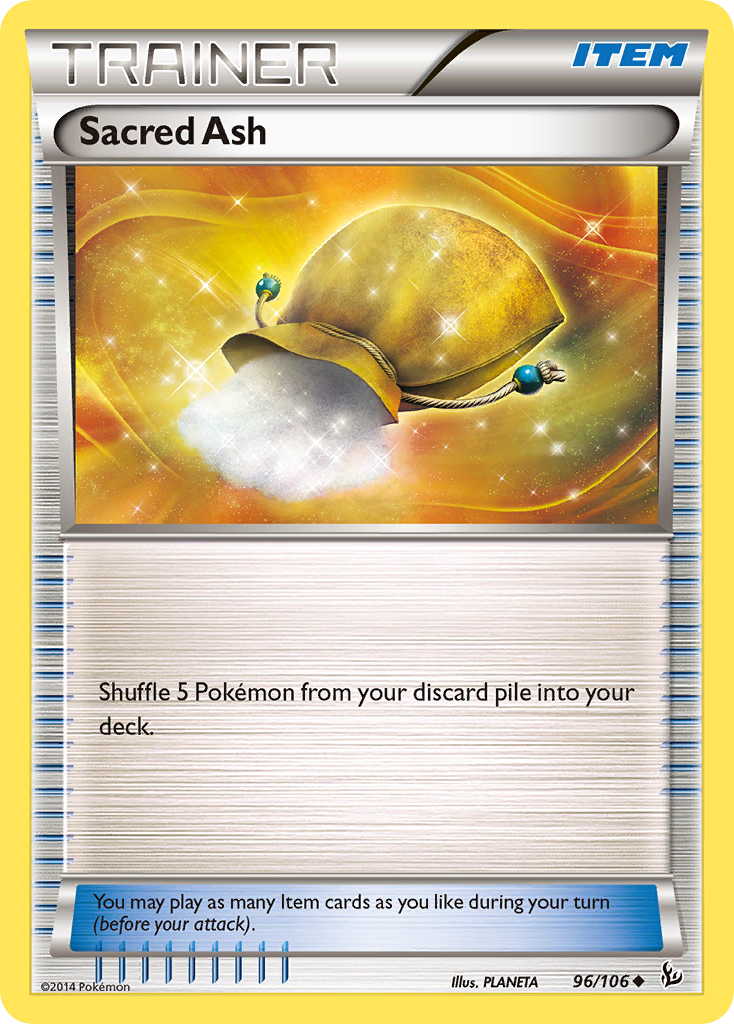 Sacred Ash – Flashfire 96/106 Pokémon card