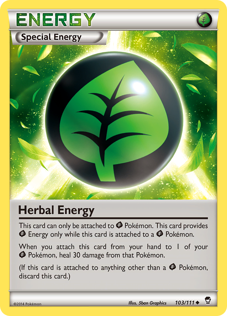 Herbal Energy – Furious Fists 103/111 Pokémon card