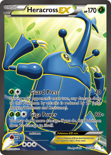 Heracross-EX - Furious Fists 105