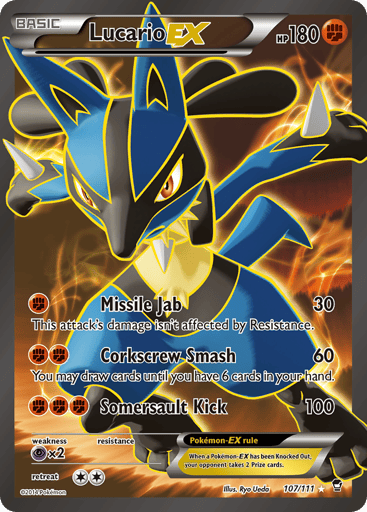 Lucario-EX - Furious Fists 107