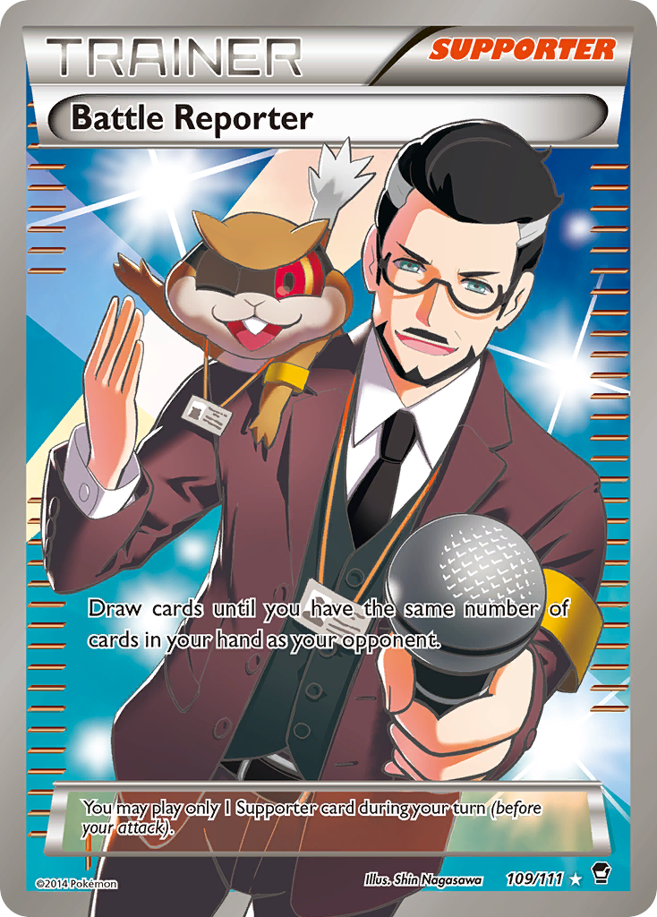 Battle Reporter – Furious Fists 109/111 Pokémon card