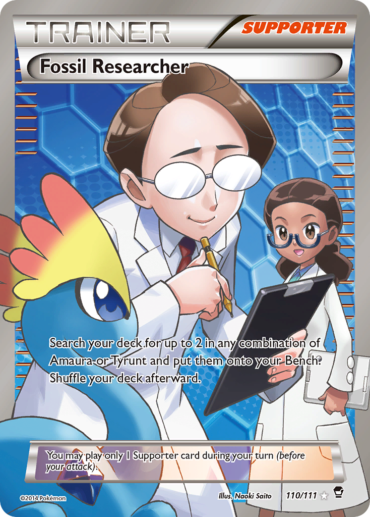 Fossil Researcher – Furious Fists 110/111 Pokémon card
