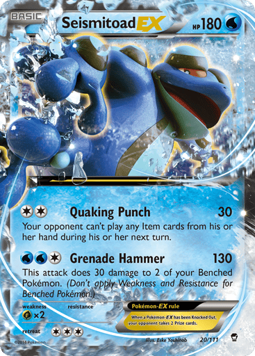 Seismitoad-EX - Furious Fists 20
